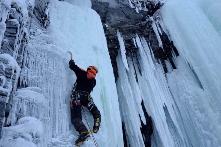 ice climbing